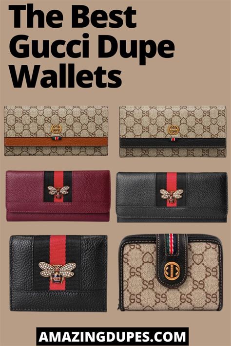 gucci keychain wallet dupe